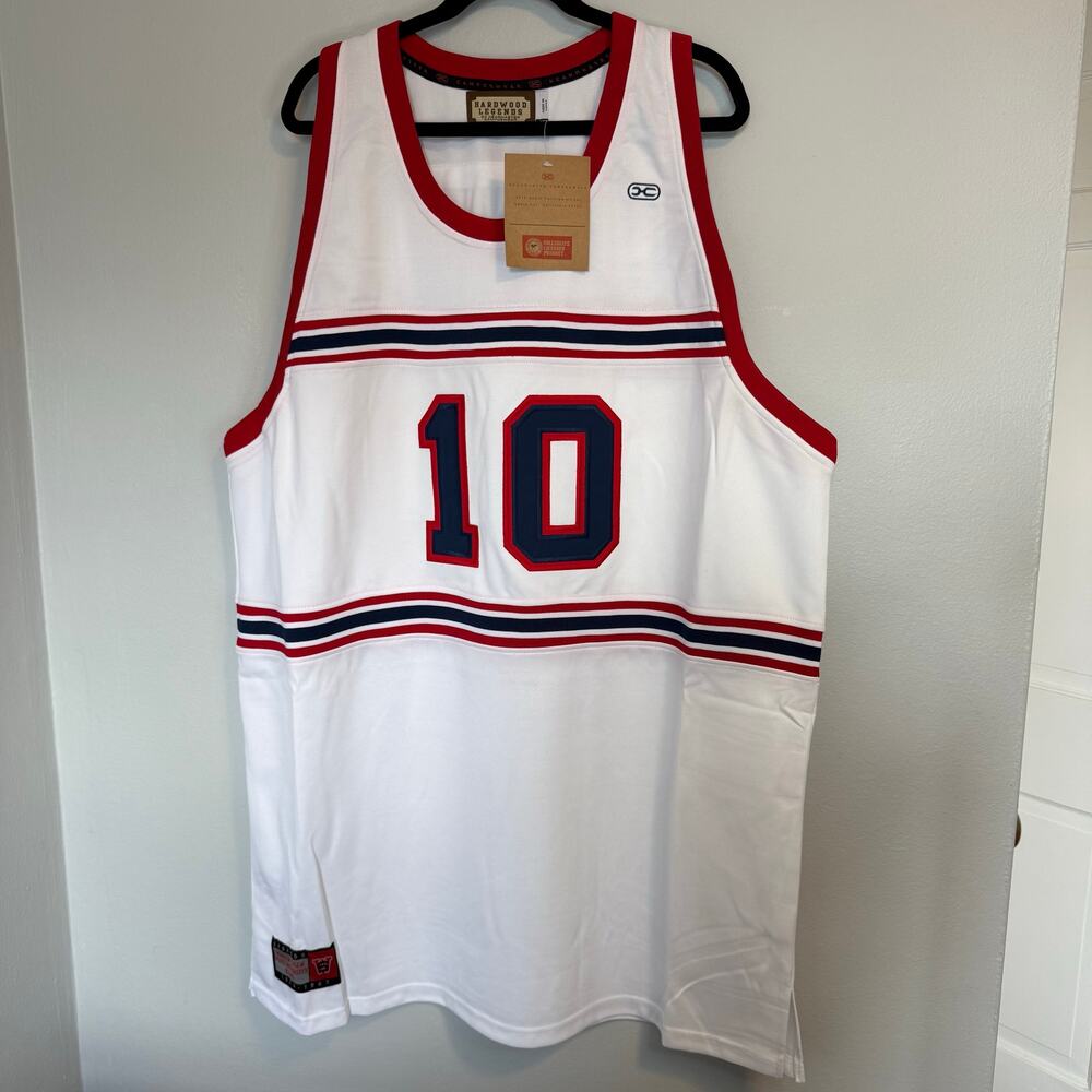 Earl Monroe Winston-Salem #10 Headmaster Throwback Jersey Knicks Men’s 4XL NWT